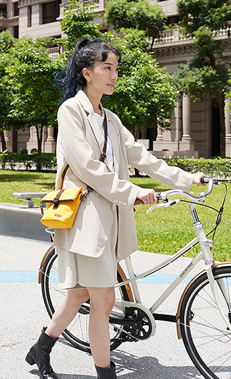 安耐美文青單車座墊包