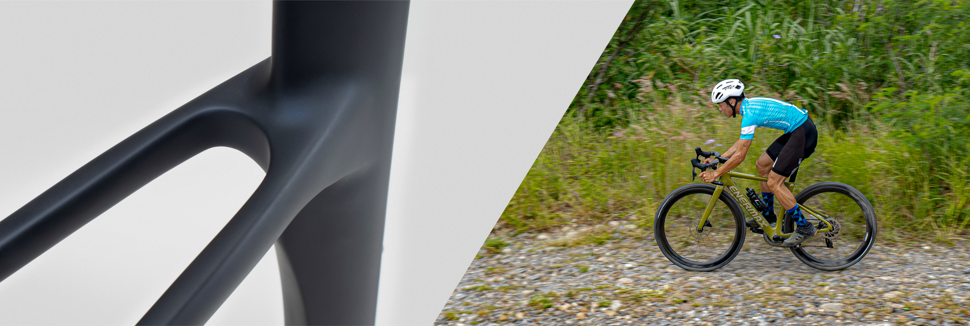 ENEREX 安銳車架組可對應35C寬度外胎，以Gravel Bike姿態征戰礫石路段等賽道
