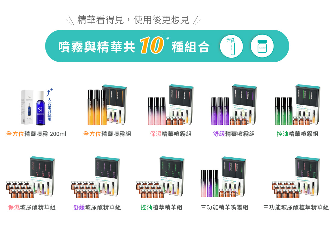 賀多利多乘激活精華噴霧系列
